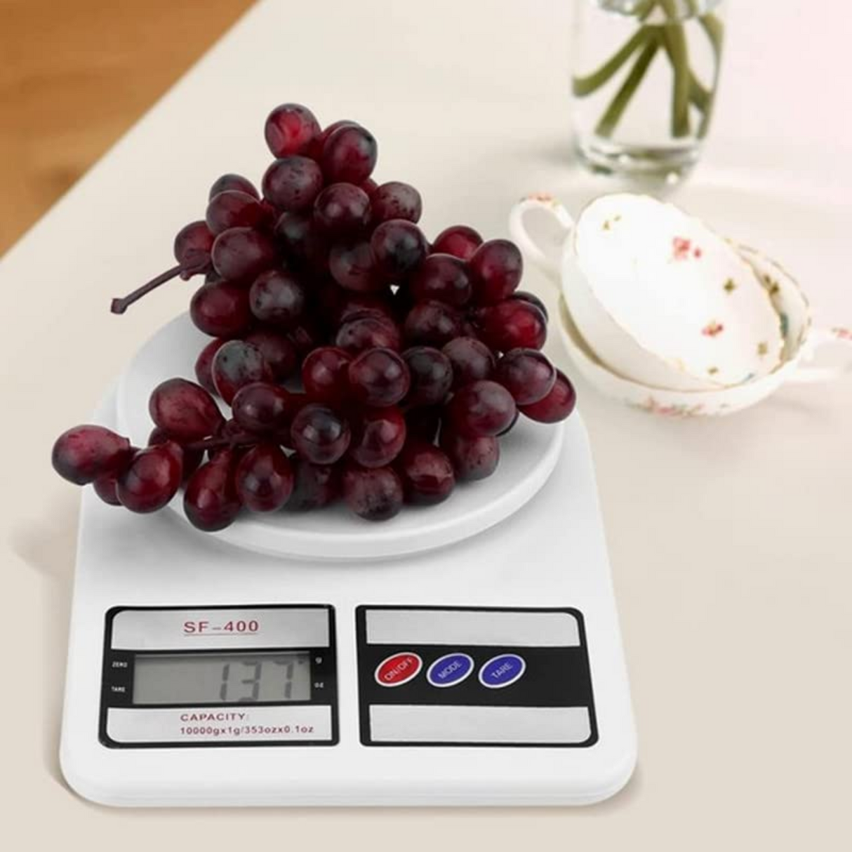 Electronic Kitchen Scale SF400 With 2 batteries included