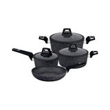 Royalford Chef Art Aluminium Cookware Set RF9557- 7 pieces, Granite Coated