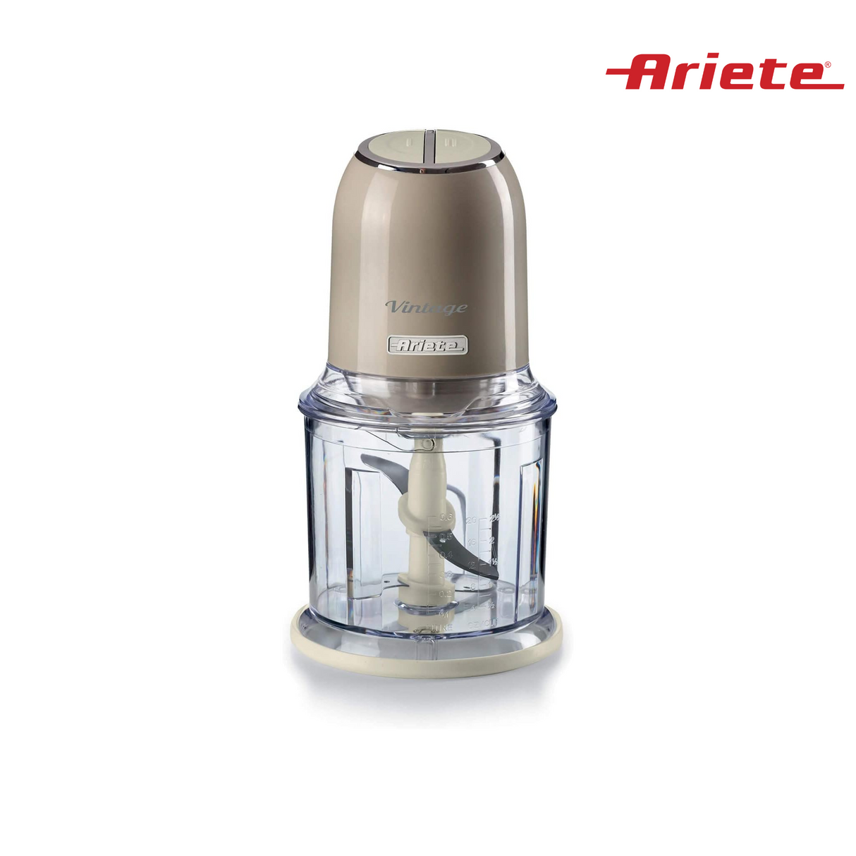 Ariete Vintage chopper - 400 Watt, 600 ml