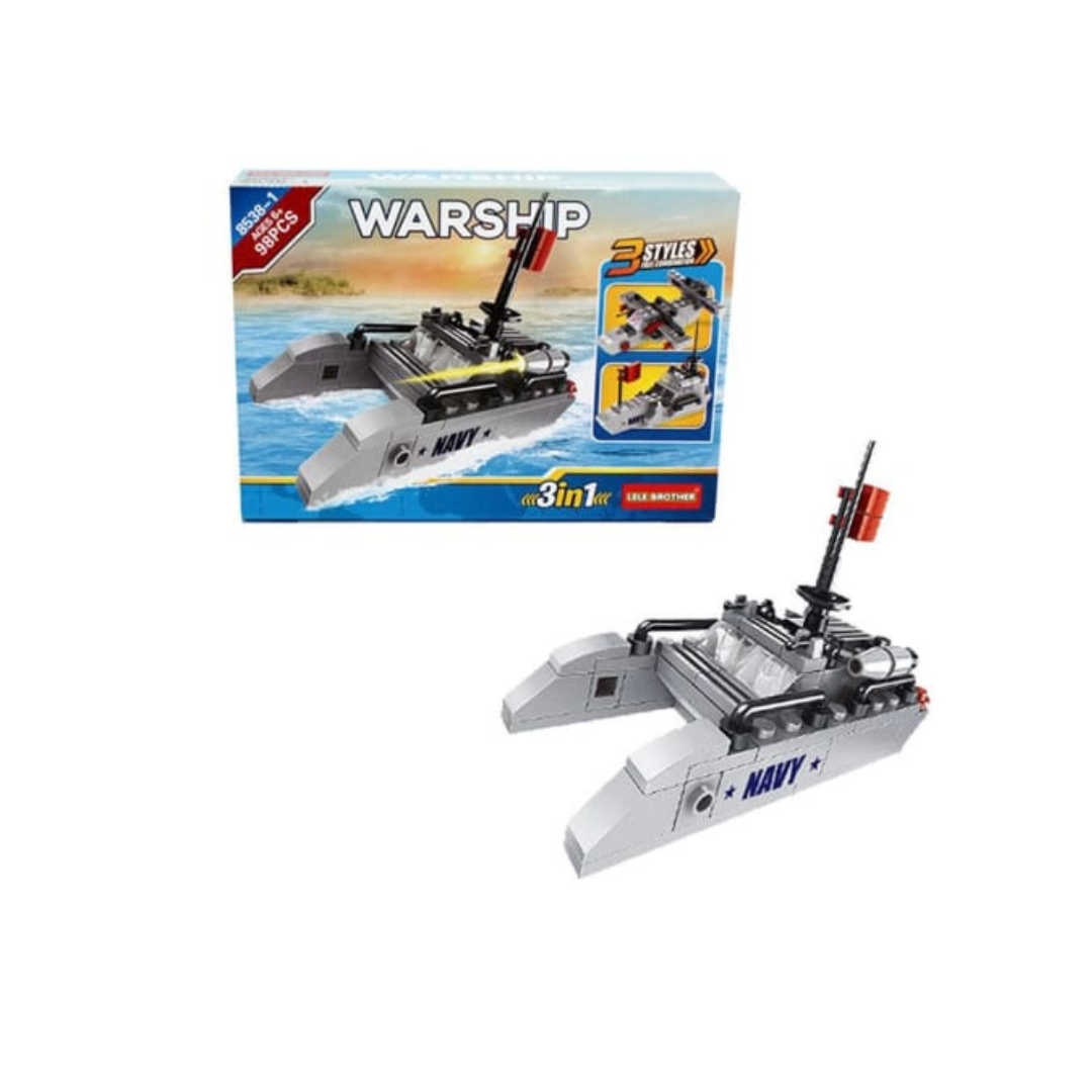 Navy Warship- 98 pcs