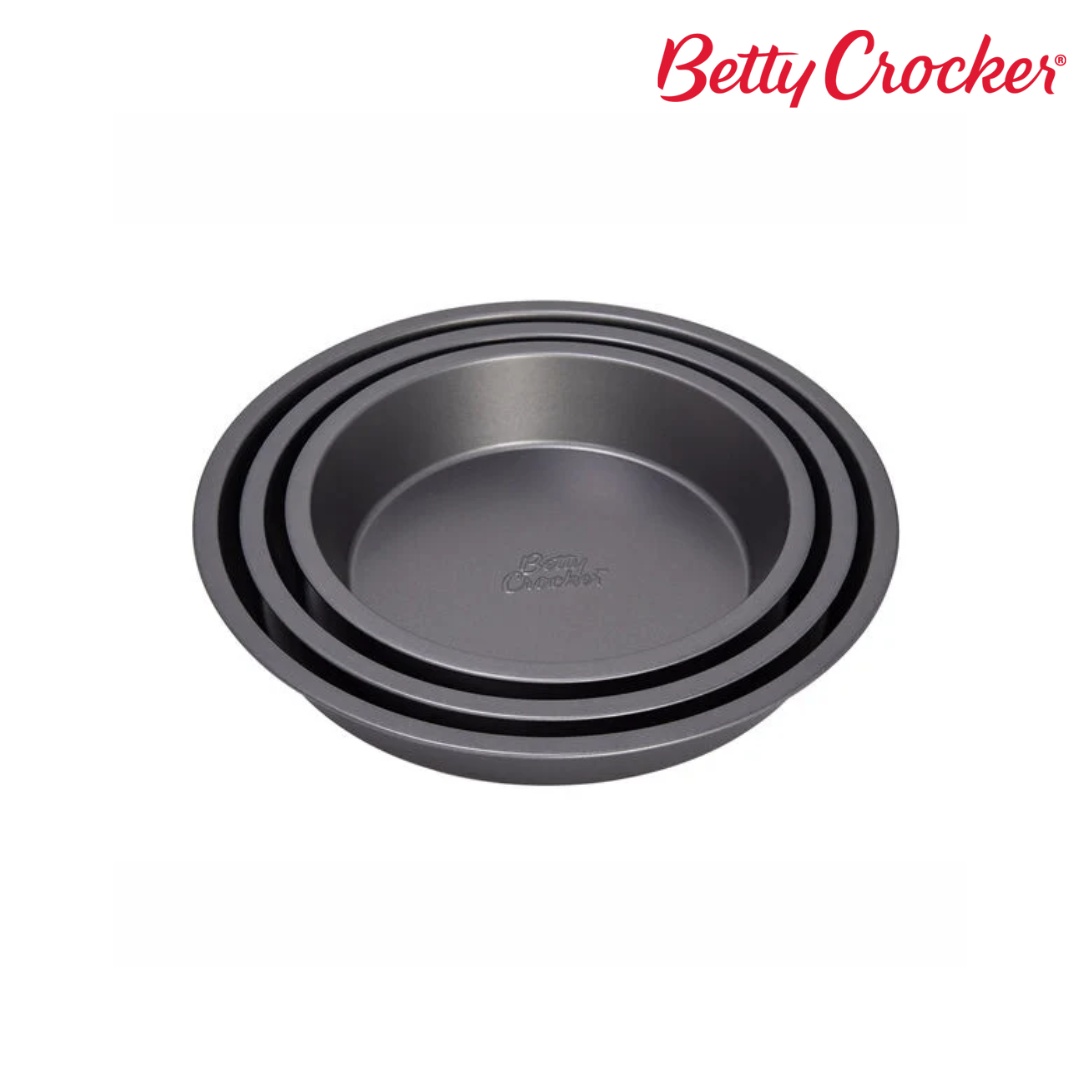 Betty Crocker NonStick 3 Round Pan Set