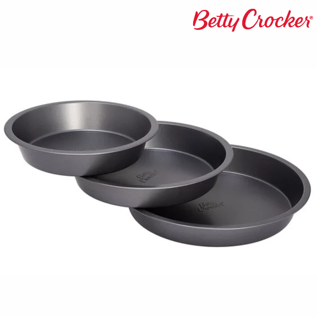 Betty Crocker NonStick 3 Round Pan Set