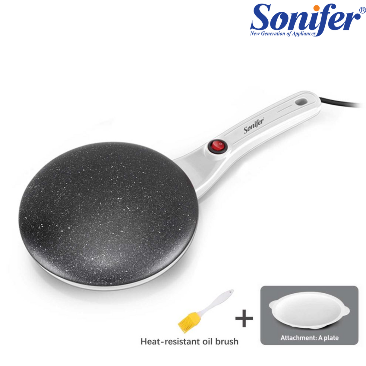 Sonifer Crepe Maker -650 Watt, 2 attachments