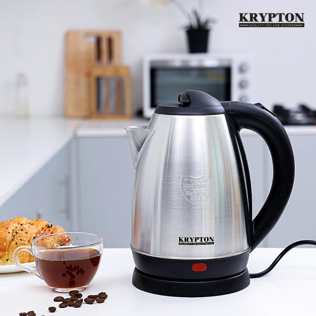 Krypton Stainless Steel Kettle -1500 Watt, 1.8 Liters